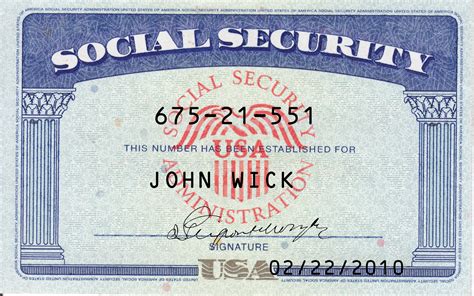 free social security card template photoshop